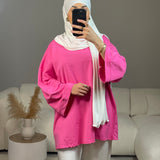 T-SHIRT OVERSIZE ROSE