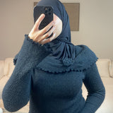 Pull asymétrique noir