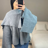 VESTE À CAPE