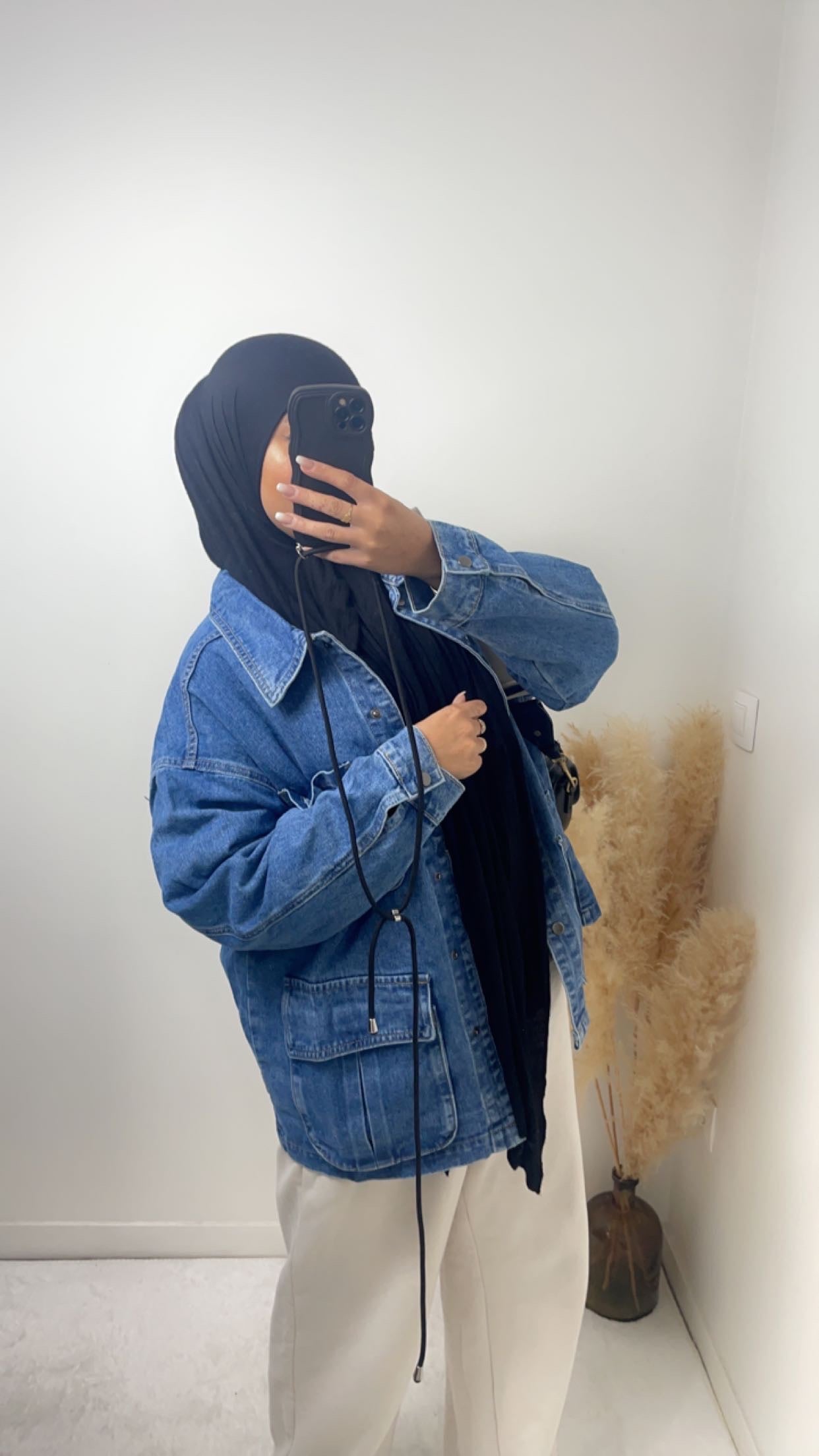 VESTE EN JEAN OVERSIZE