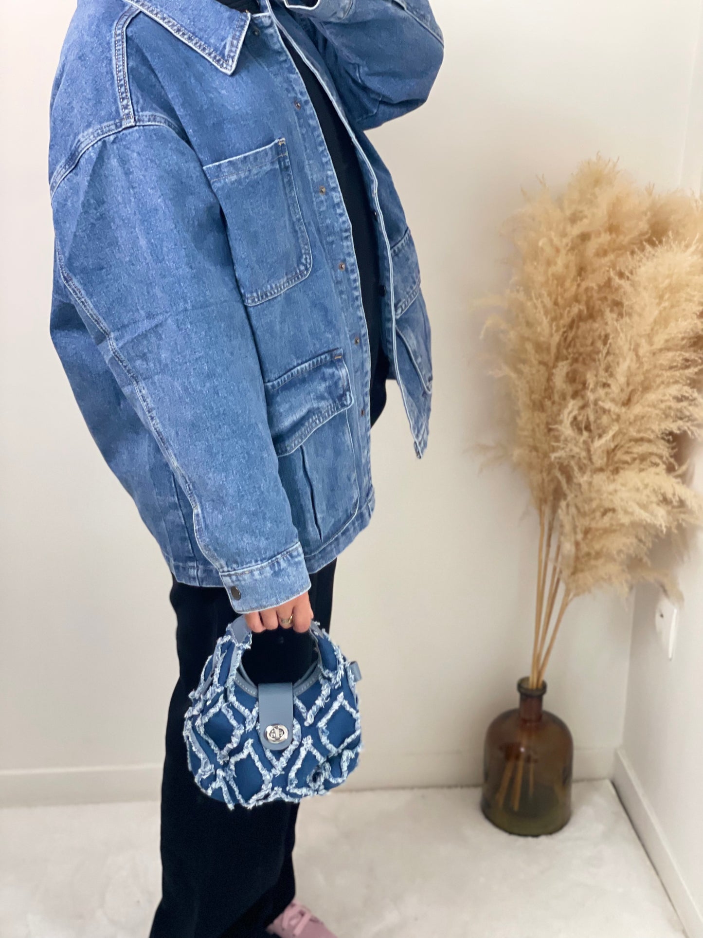 VESTE EN JEAN OVERSIZE