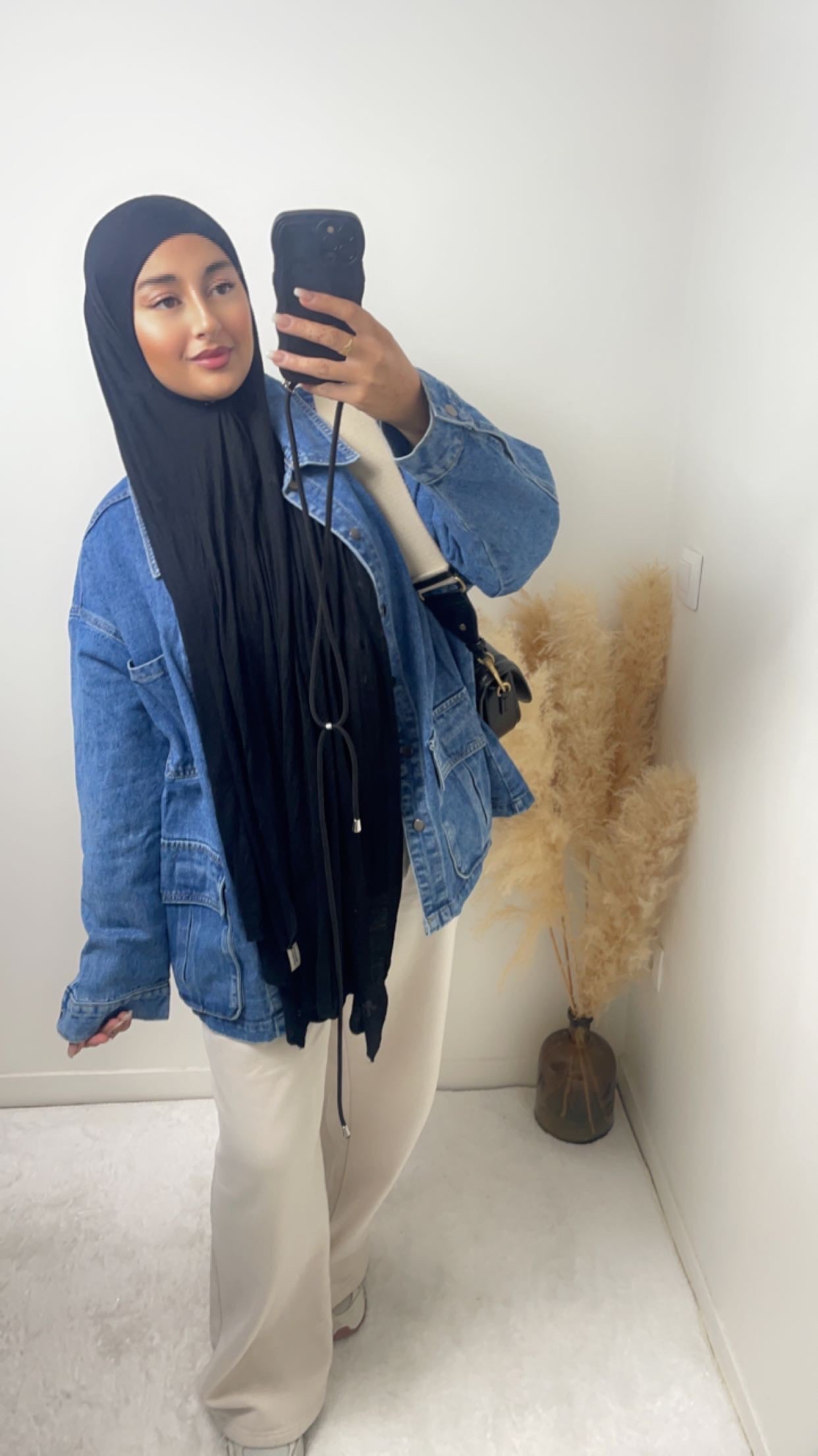 VESTE EN JEAN OVERSIZE