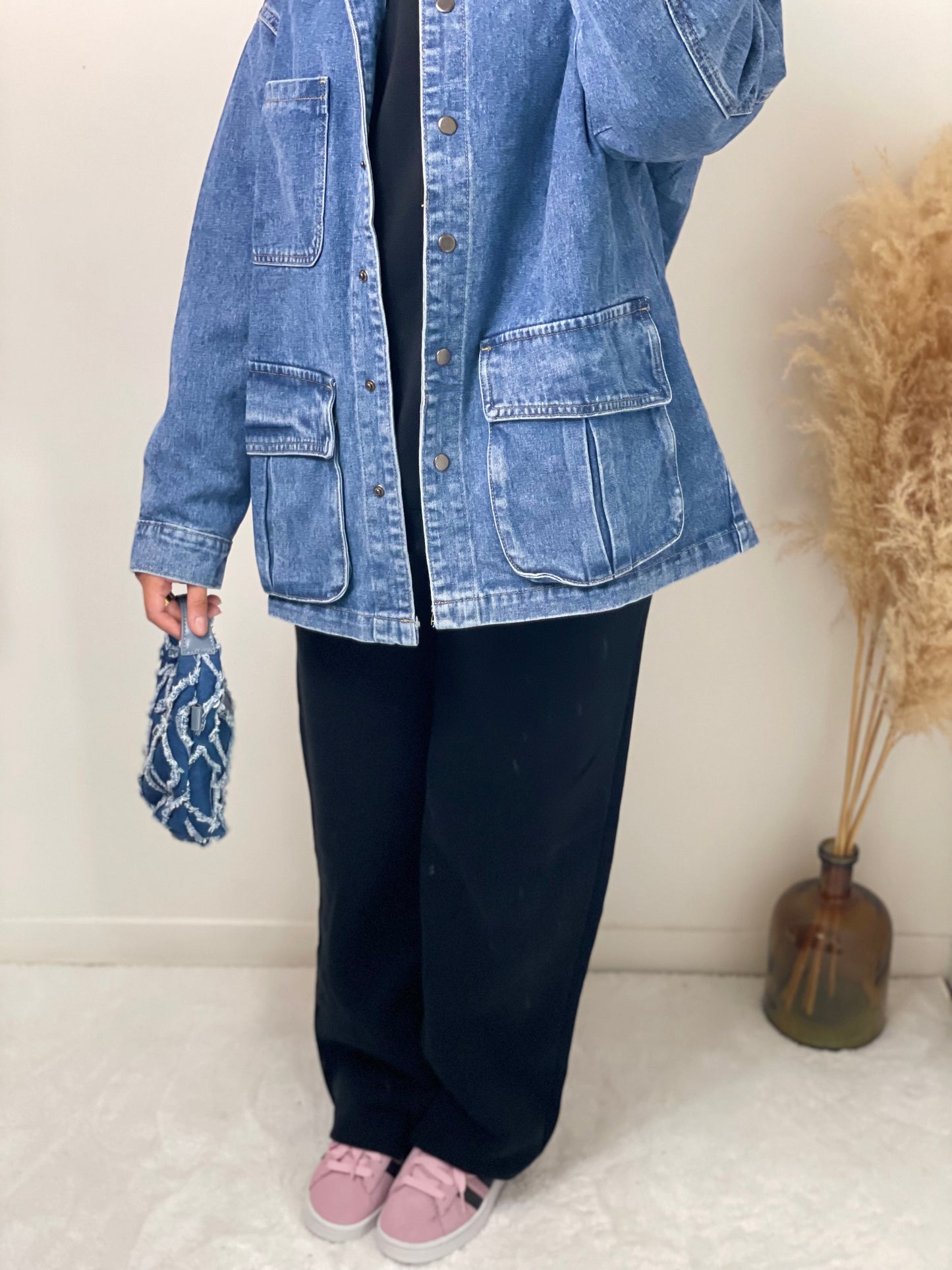 VESTE EN JEAN OVERSIZE