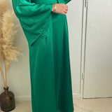 ROBE SATINÉE VERT GUCCI
