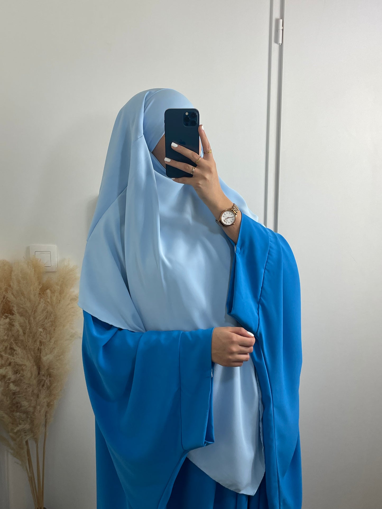 ABAYA INAYA BLEUE