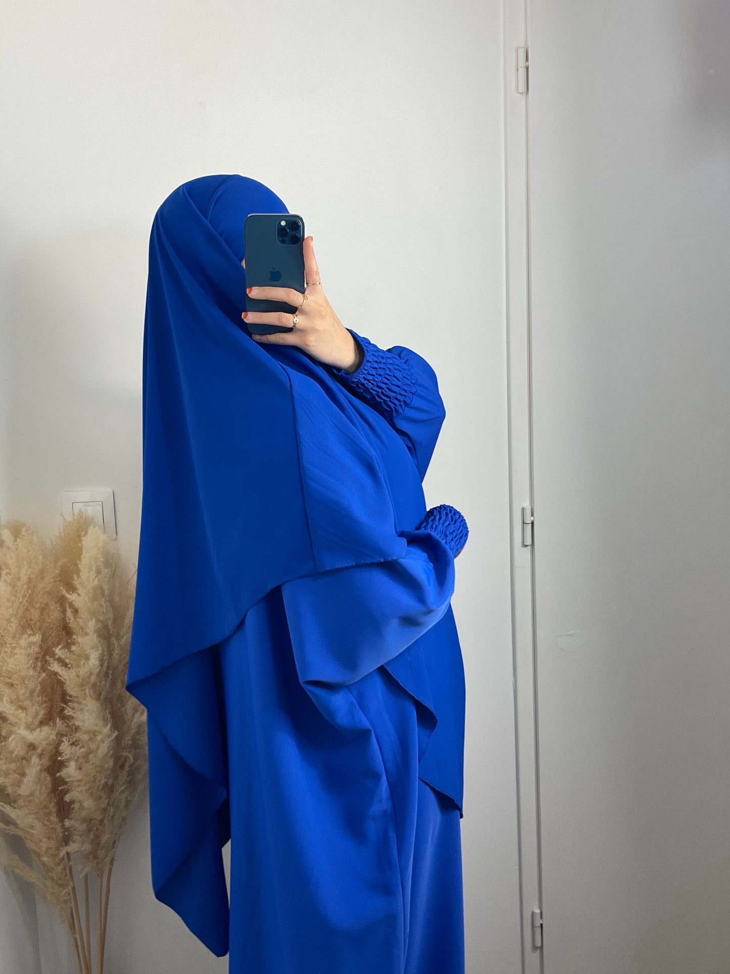 KHIMAR BLEUE ÉLECTRIQUE