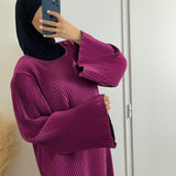 ROBE PLISSÉE SOUJOUD