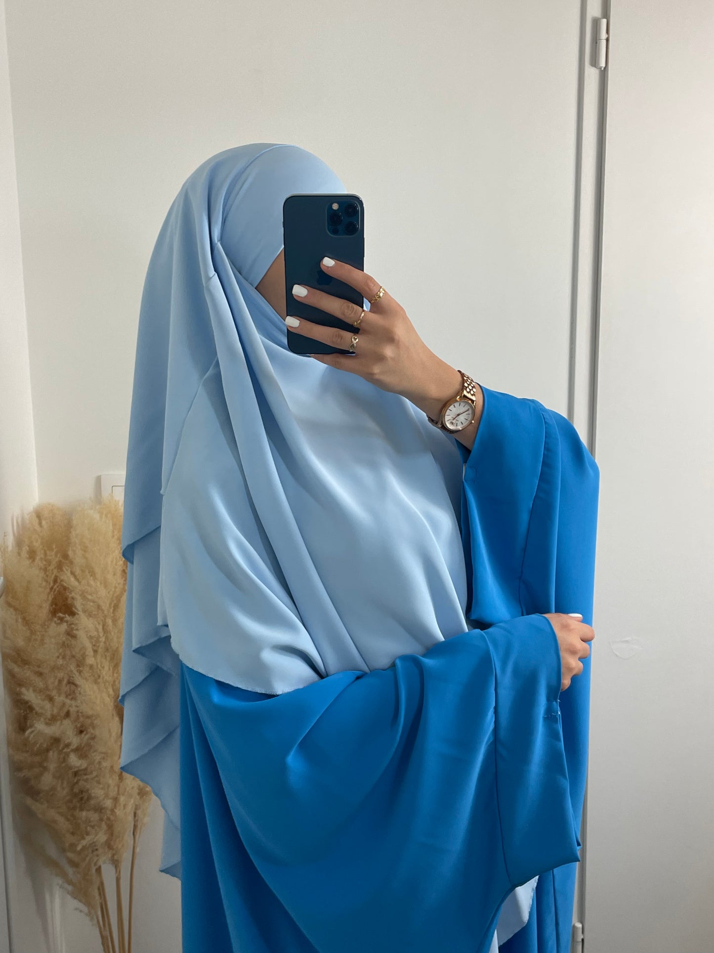 ABAYA INAYA BLEUE