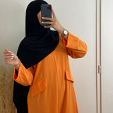 ROBE "ISRA" ORANGE