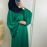 ROBE SATINÉE VERT GUCCI